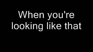 Westlife   When You're Looking Like That With Lyrics