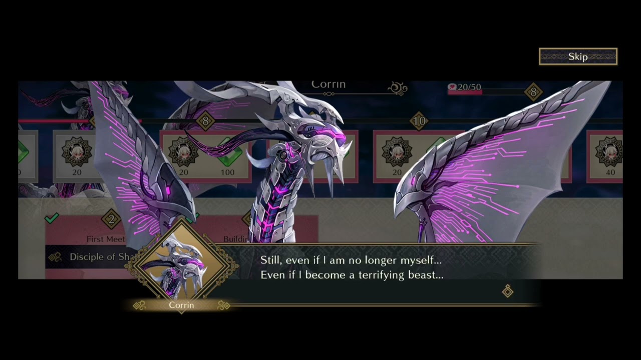 [FE Shadows] Corrin - Building Bonds (Path of Shadow) ENG voice ⋆˚࿔