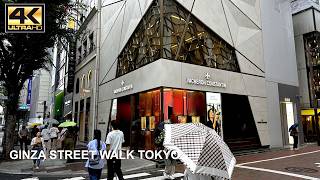 Luxury Shopping Tour in Ginza Tokyo Japan - 4K Walking Tour