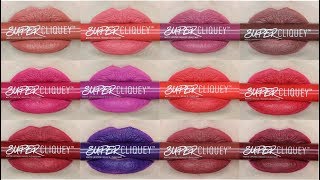 NYX SUPER CLIQUEY MATTE LIPSTICK LIP FARBSTOFFE & REVIEW