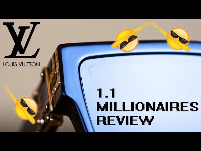 These sunglasses cost $800 ! Louis Vuitton Millionaire 1.1 Unboxing 