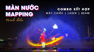 Màn nước mapping 🎉✨ Kết hợp hoàn hảo cùng Laser | Projector | Beam... cho sự kiện