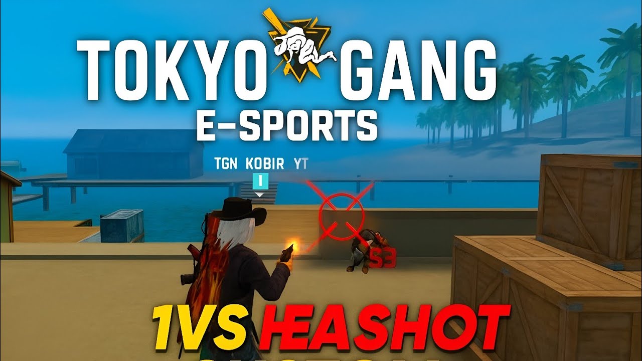 TOKYO GANG E-SPORTS.1VS2 CASTOM GAME PLAY HEADSHOT KING 👑