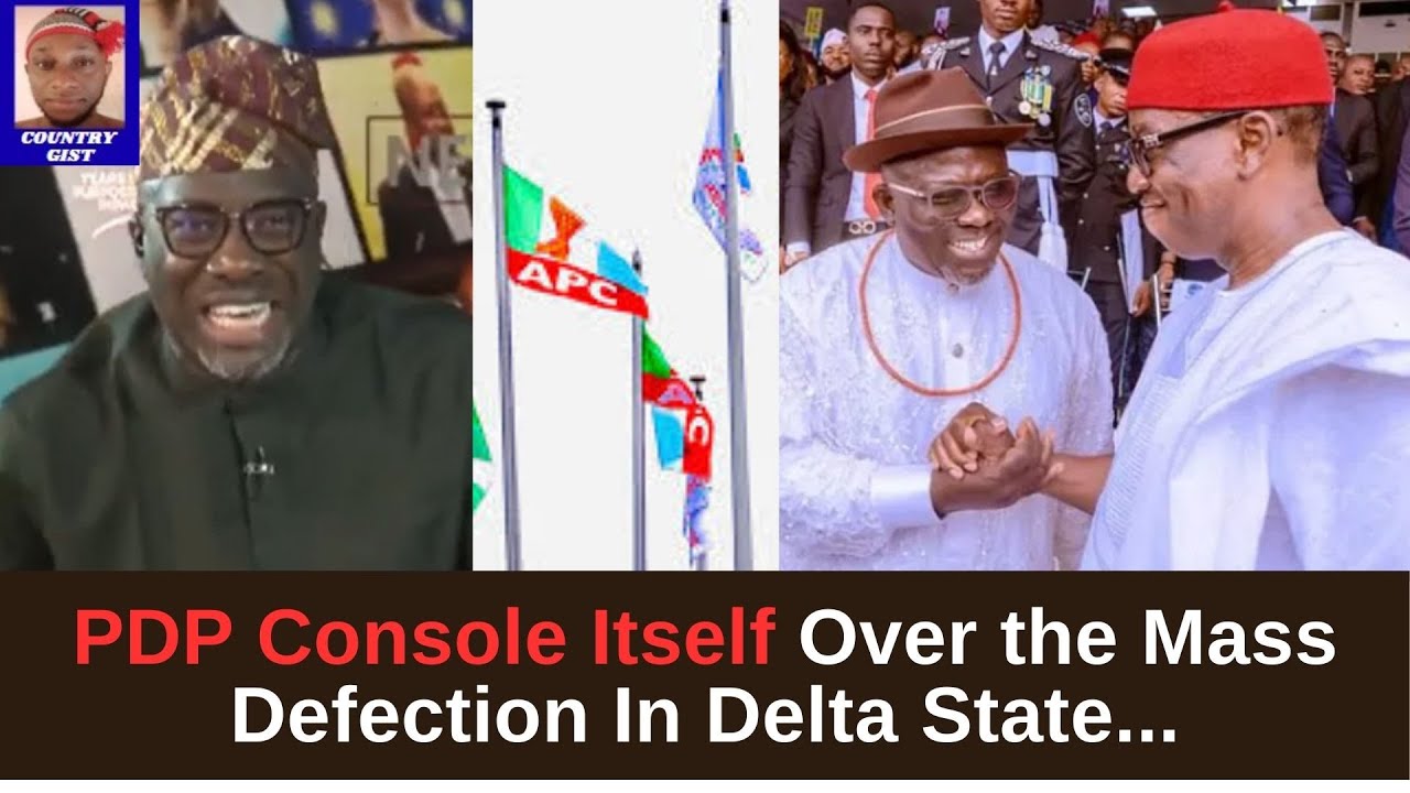 LAUGHABLE!!! PDP Console Itself Over the Mass Defection Of Party Members In Delta State To The APC