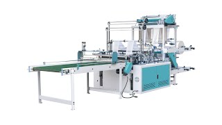 Double Layer 4 Line Heat Seal Cold Cut Bag Machine