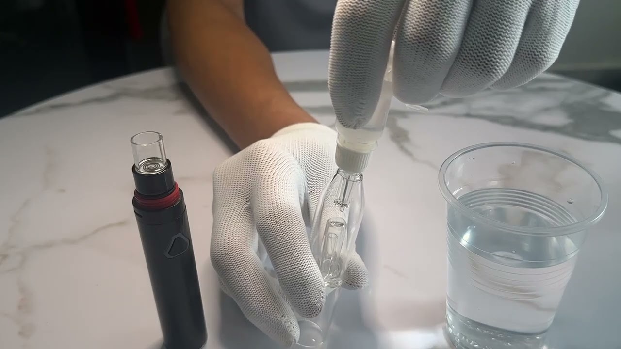 How to use  motar 3 short water bubbler