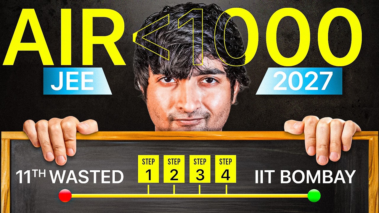 JEE 2027: Practical Roadmap to Crack IIT from Now #iitjee - YouTube