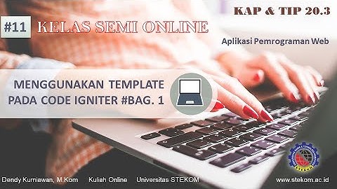 MENGGUNAKAN TEMPLATE PADA CODE IGNITER #BAGIAN 1