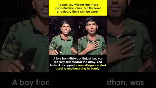 Village Reality 😡 Army Selection ke baad bhi Support nahi, Jealousy dikhi!