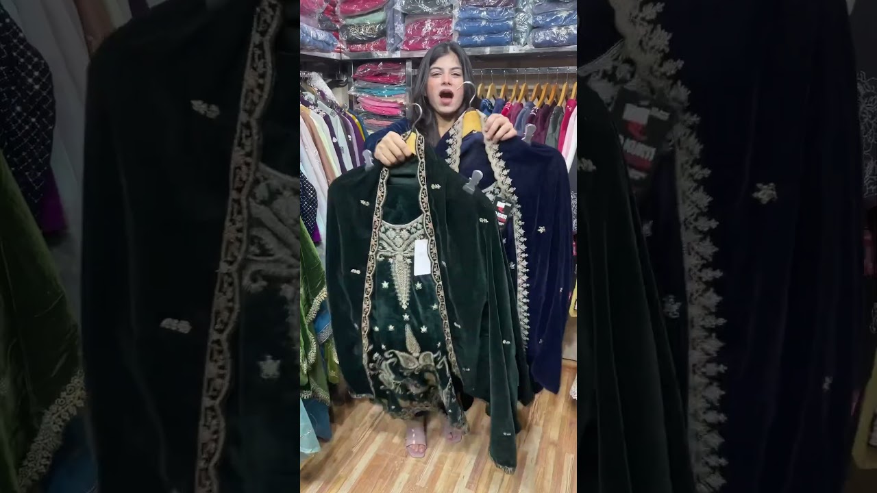 Winter Fit Velvet Collection In Batla House📍