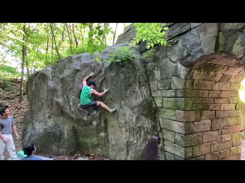 Beta Video for climb Arch Rock Direct v3, New York City
