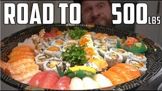 Sushi Trays, Injuries & HEAVY Benching! | Road to 500 Ep. 8
