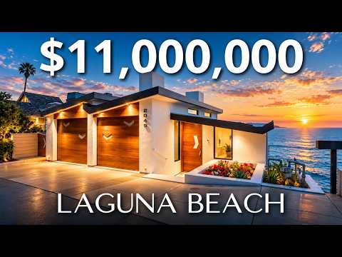 Laguna Beach Home Tour: This CLIFFSIDE home has a FRONT ROW seat to the Pacific Ocean