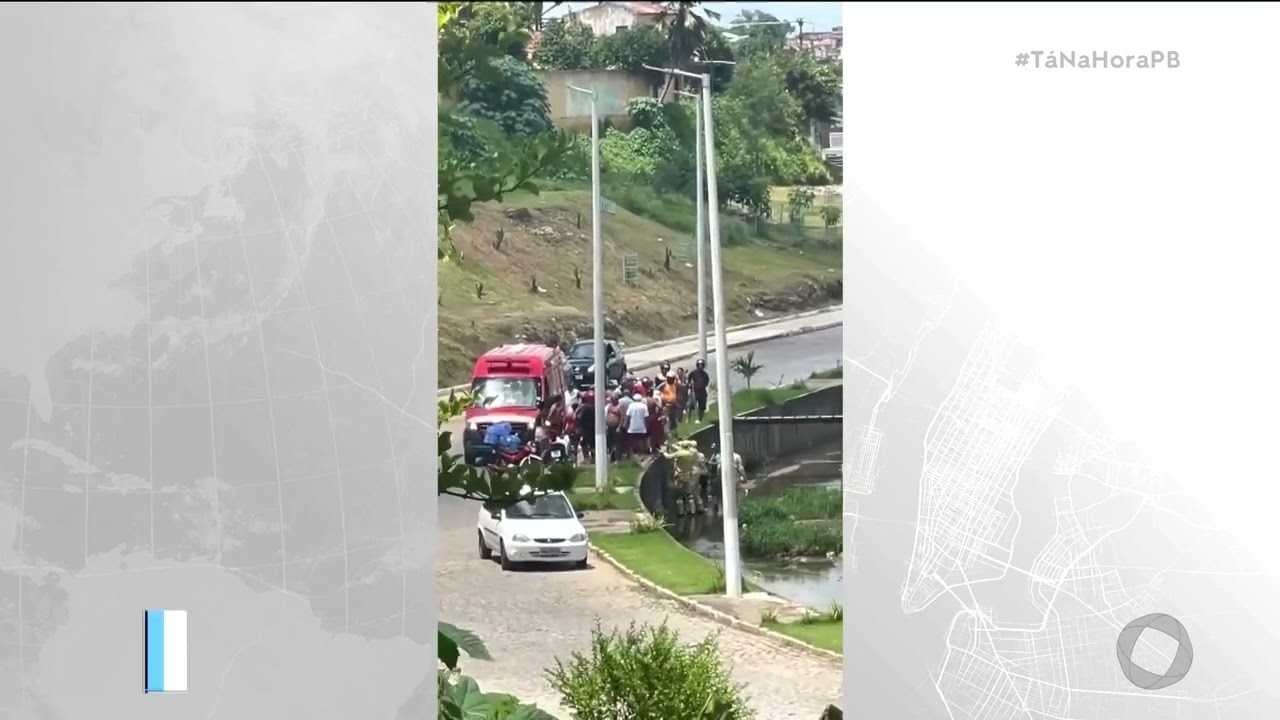 Homem conhecido como ET perde controle de moto e cai na vala, em Guarabira - Tá na Hora