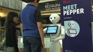 Customer Service Robots Debut in Malls, Airports