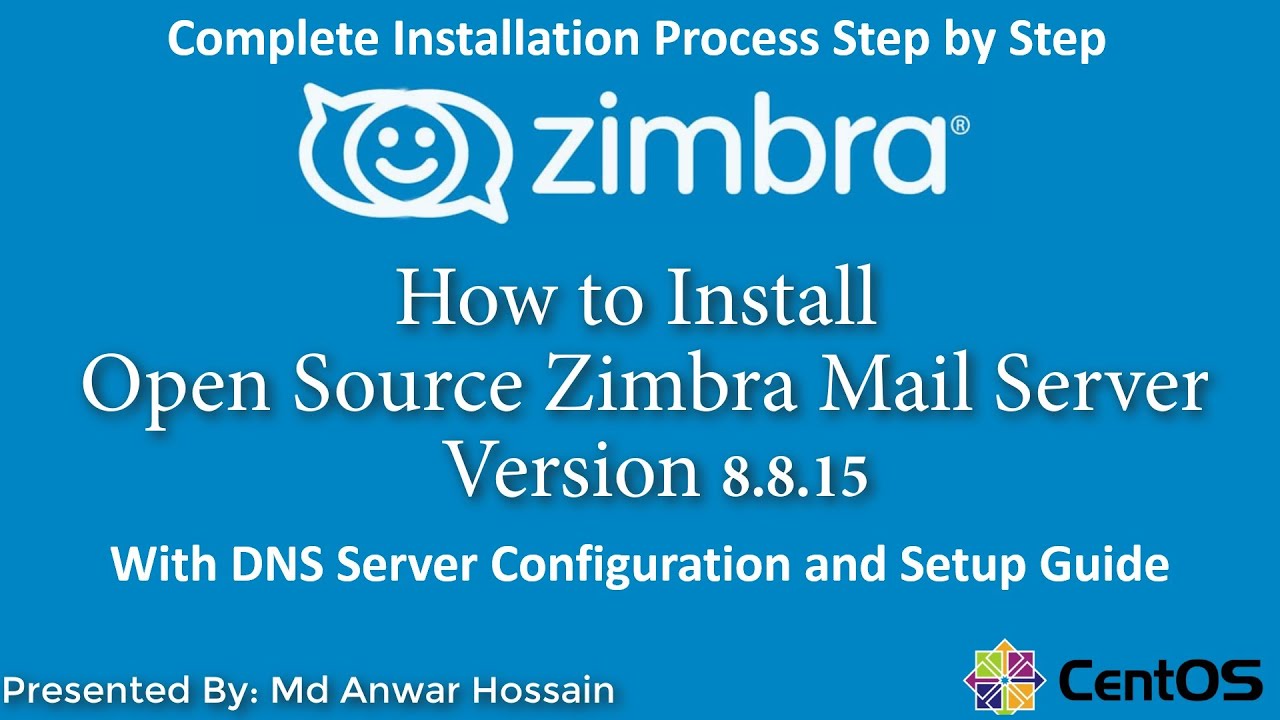 How to Install and Configure Zimbra Mail Server on CentOS 8 with