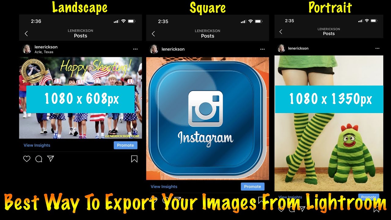 How to Export from Lightroom to Instagram like a PRO YouTube