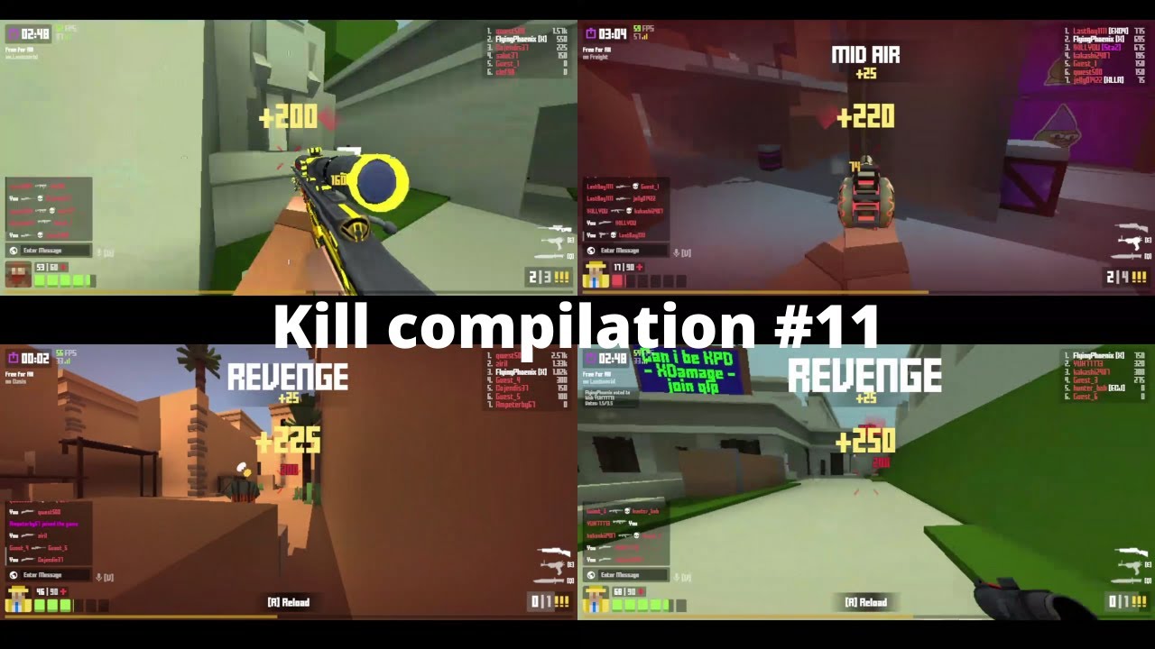 KILL COMPILATION #11 IN KRUNKER.IO-FlyingPhoenix