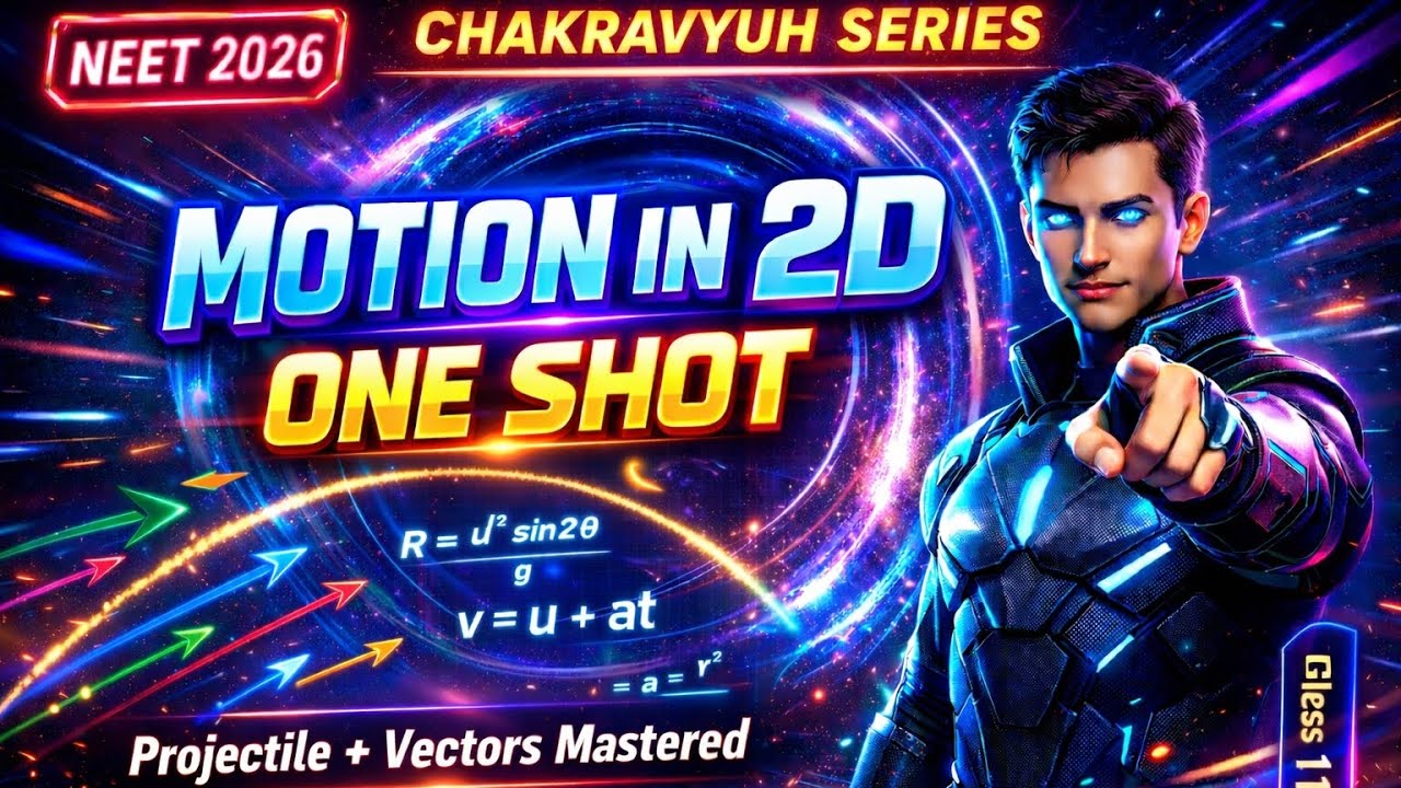 Motion in a Plane One Shot | NEET Chakravyuh Series – Physics Class 11 Crash Course | NEET 2026 |  — NEET Audio Mentor YouTube video