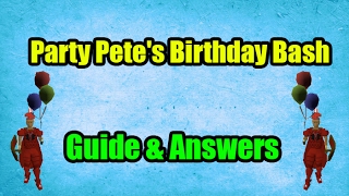 OSRS Party Pete's Birthday Bash 4th Birthday Event Guide Old School Runescape 2007