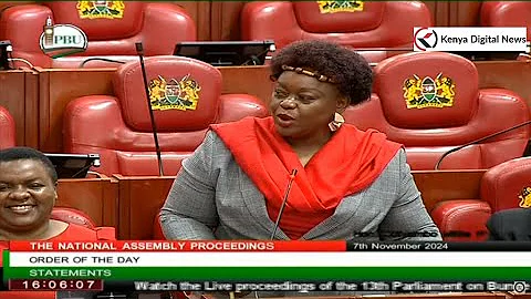 MP Millie Odhiambo Causes CRAZY LAUGHTER in Parliament With Her American Ascent!