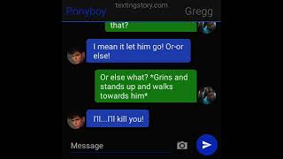Ponyboy's Fight Pt. One! ~ The Outsiders textingstory