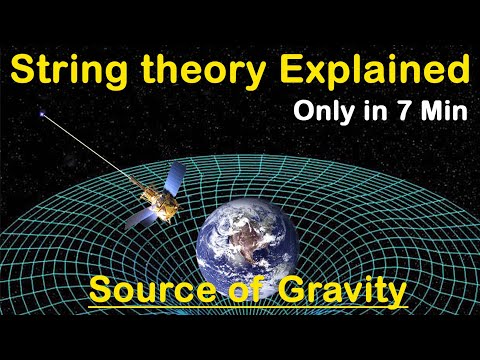 String Theory Explained ...Only in 7 Min | Space Time | Source of Gravity