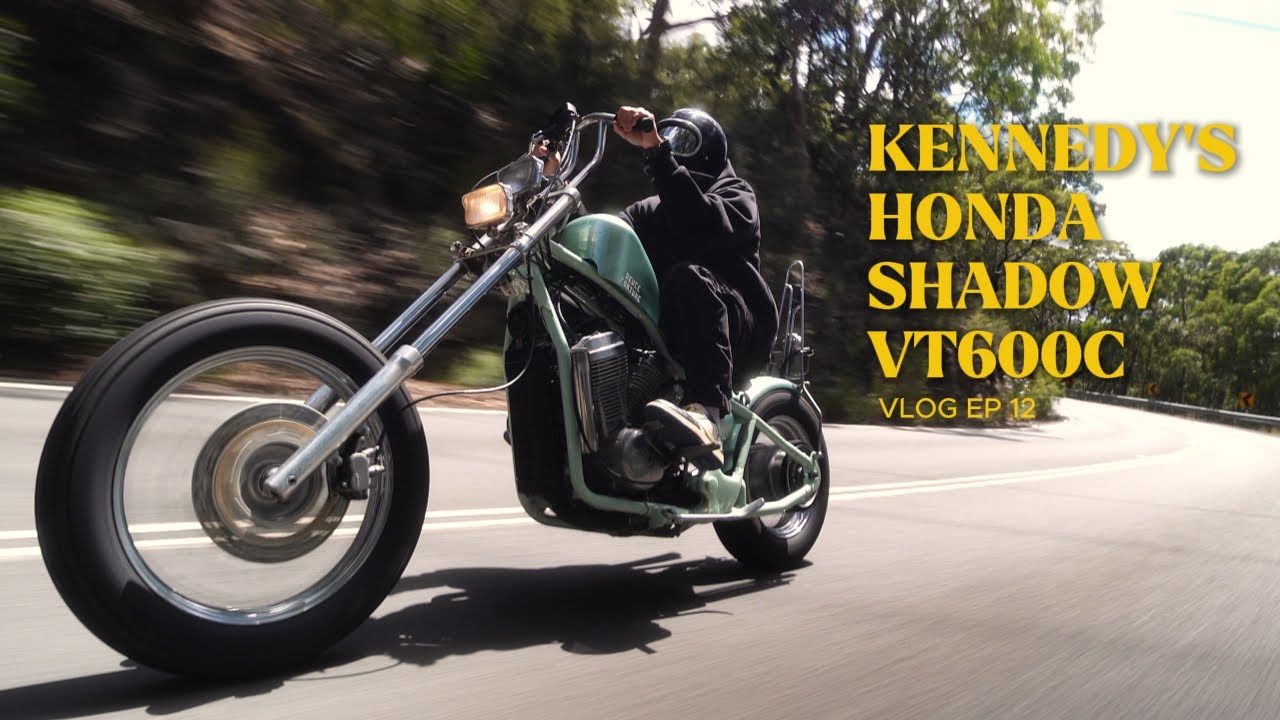Kennedy's Honda Shadow VT600C Chopper | hardtailed and jockey shift