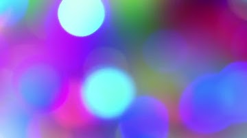 Colorful Bokeh On Defocused Background Stock Video
