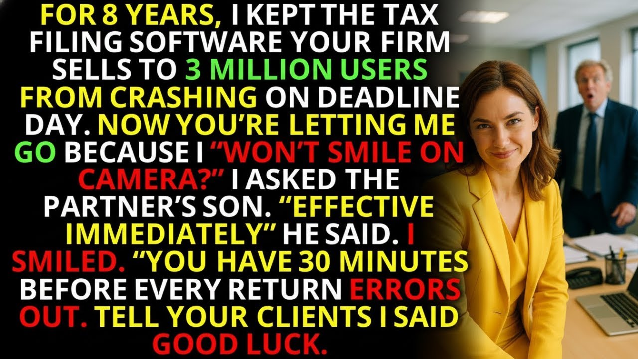 Fired For Not Smiling, I Took Down The Company's Tax System On Deadline