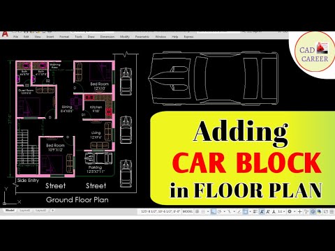 Como representar Car bloco (Top Elevation) no Plano de desenho 2D em Autocad || TOOLPALETTES | adcenter