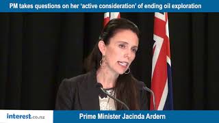 Pm Takes Questions On Her Active Consideration Of Ending Oil Exploration