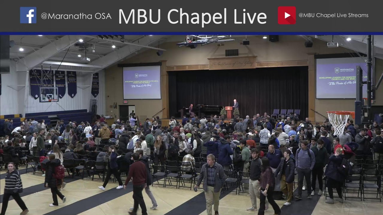 MBU Chapel Live: David Saxon