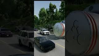 Crash vs Bollard: 3 Cars, 1 Epic Impa