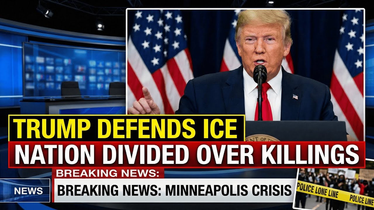 TRUMP REFUSES TO BACK DOWN: President Defends ICE After Controversial KillingsNation Divided Deepens