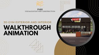 Gym | Fitness Centre |3D Walkthrough Animation | Par Visualization And Construction |