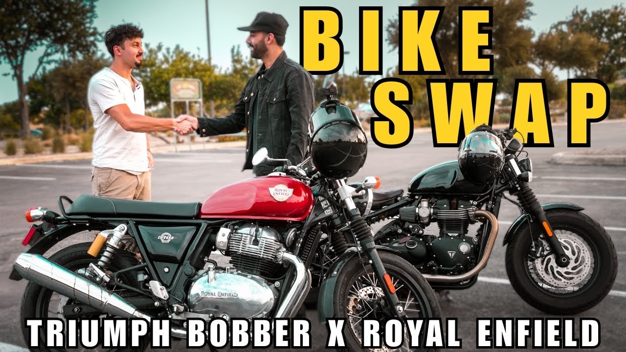 I Swapped My Triumph Bobber For a Royal Enfield Interceptor | BIKE SWAP