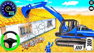 OUT OF CONTROL Construction Machines-Real Simulator Excavator with Truck 3D ! Android Gameplay #5 screenshot 4