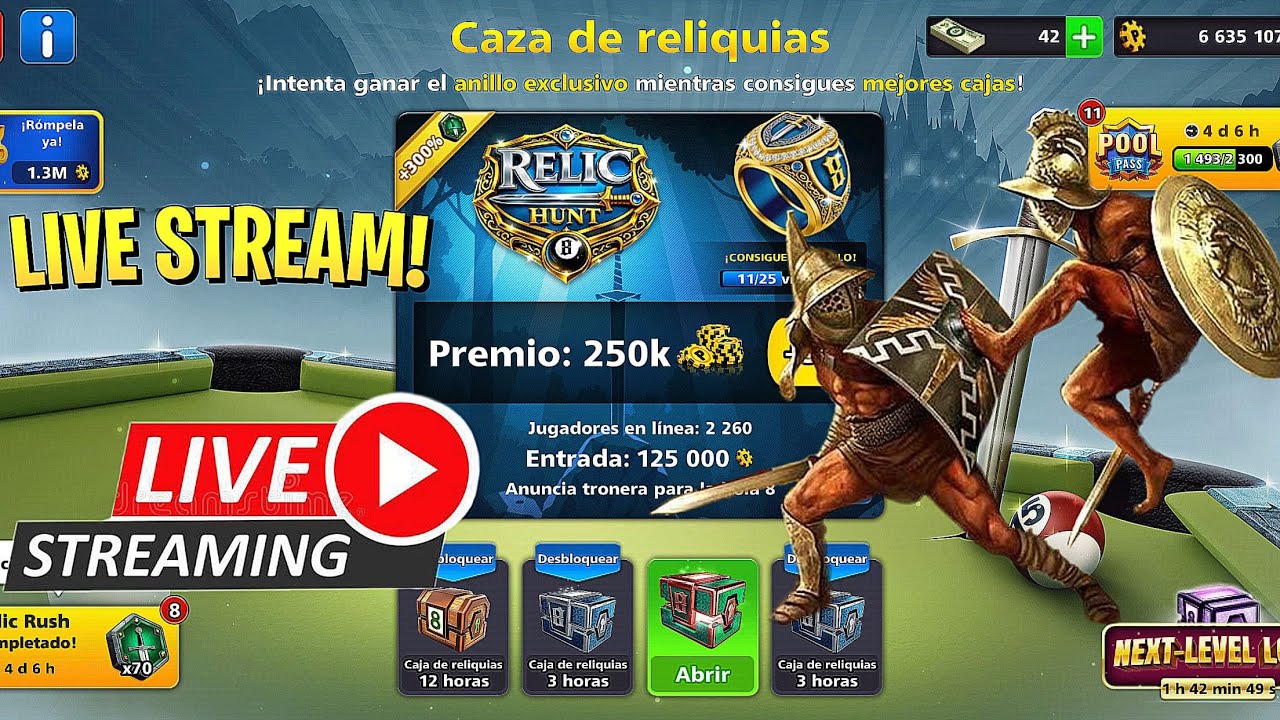 8 ball pool en vivo Evento Nuevo #live #livestream #8bp #8ballpool #ball #pool