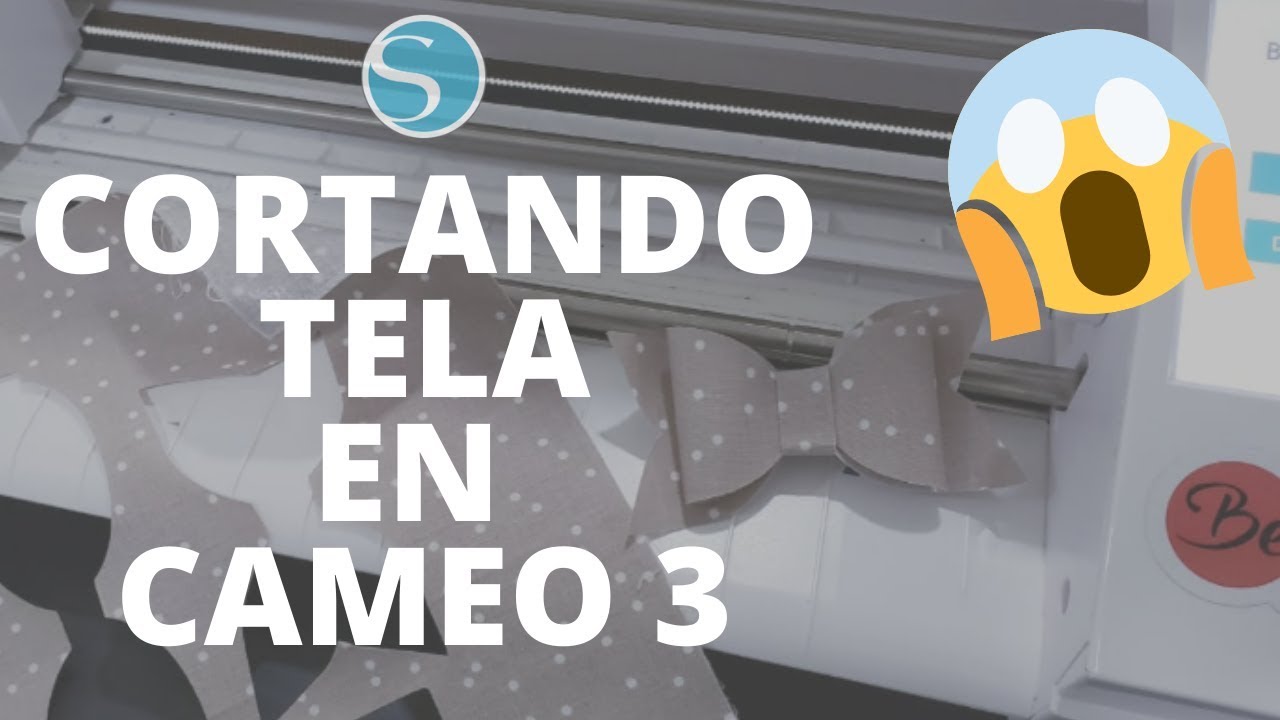 CORTANDO TELA EN SILHOUETTE CAMEO 3 + TIPS | 🤔 Realmente corta tela esta maquina?