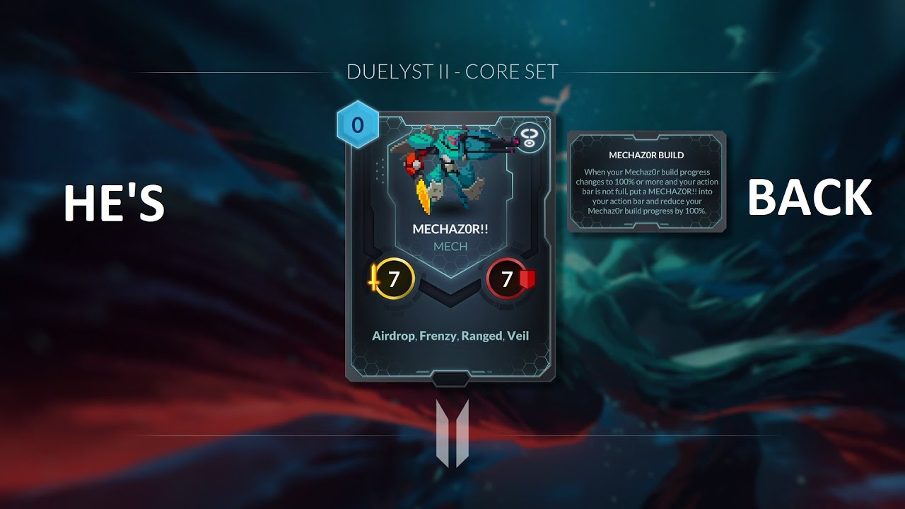 Duelyst is back!! I ran into a Mechazor mirror match??