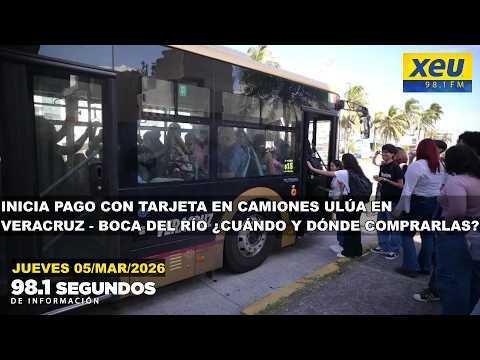 Inicia pago con tarjeta en camiones Ulúa en Veracruz - Boca del Río ¿Cuándo y dónde comprarlas?