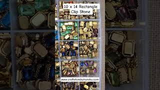 10 x 14 Rectangle Clip Stone #silkthreadmaterials #aarimaterials