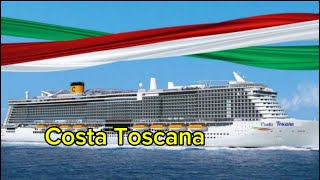 Costa Toscana- ОБЗОРНАЯ ПРОГУЛКА по ПАЛУБЕ.Дубай,Доха,Маскат,Абу Даби.Costa Cruise 2024