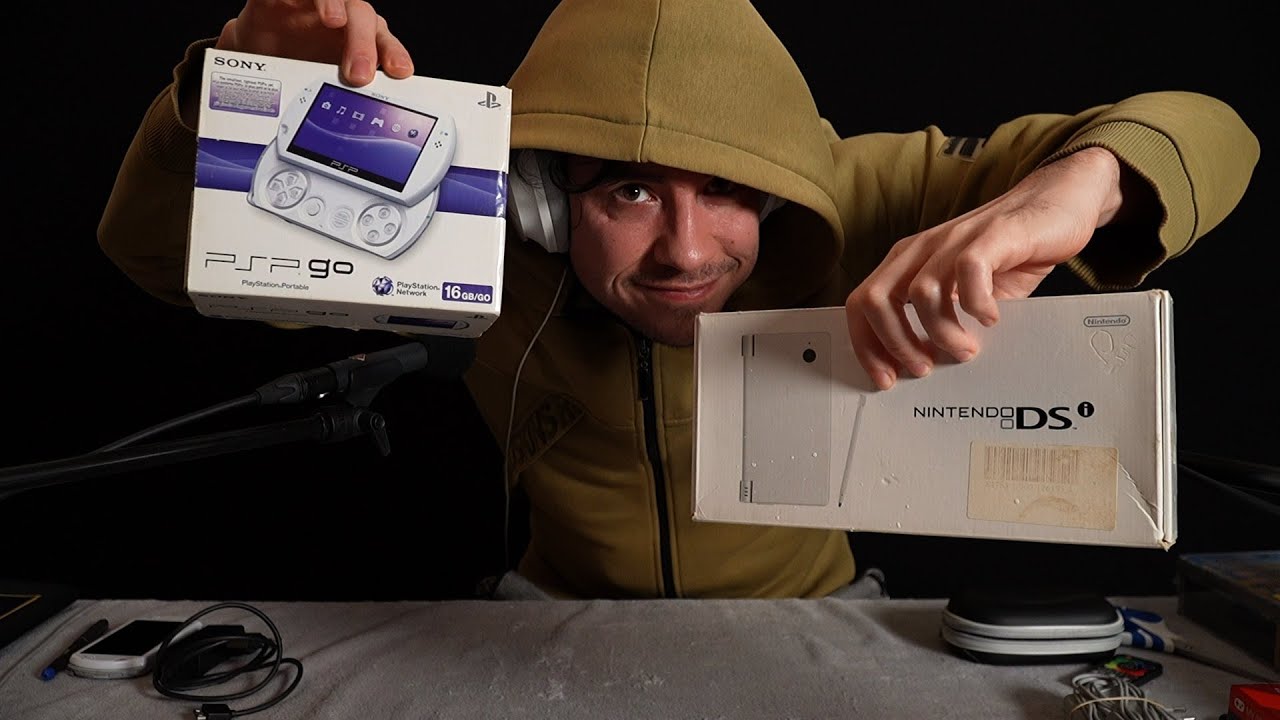 ASMR j'ai acheté deux superbes consoles portables pour pas cher