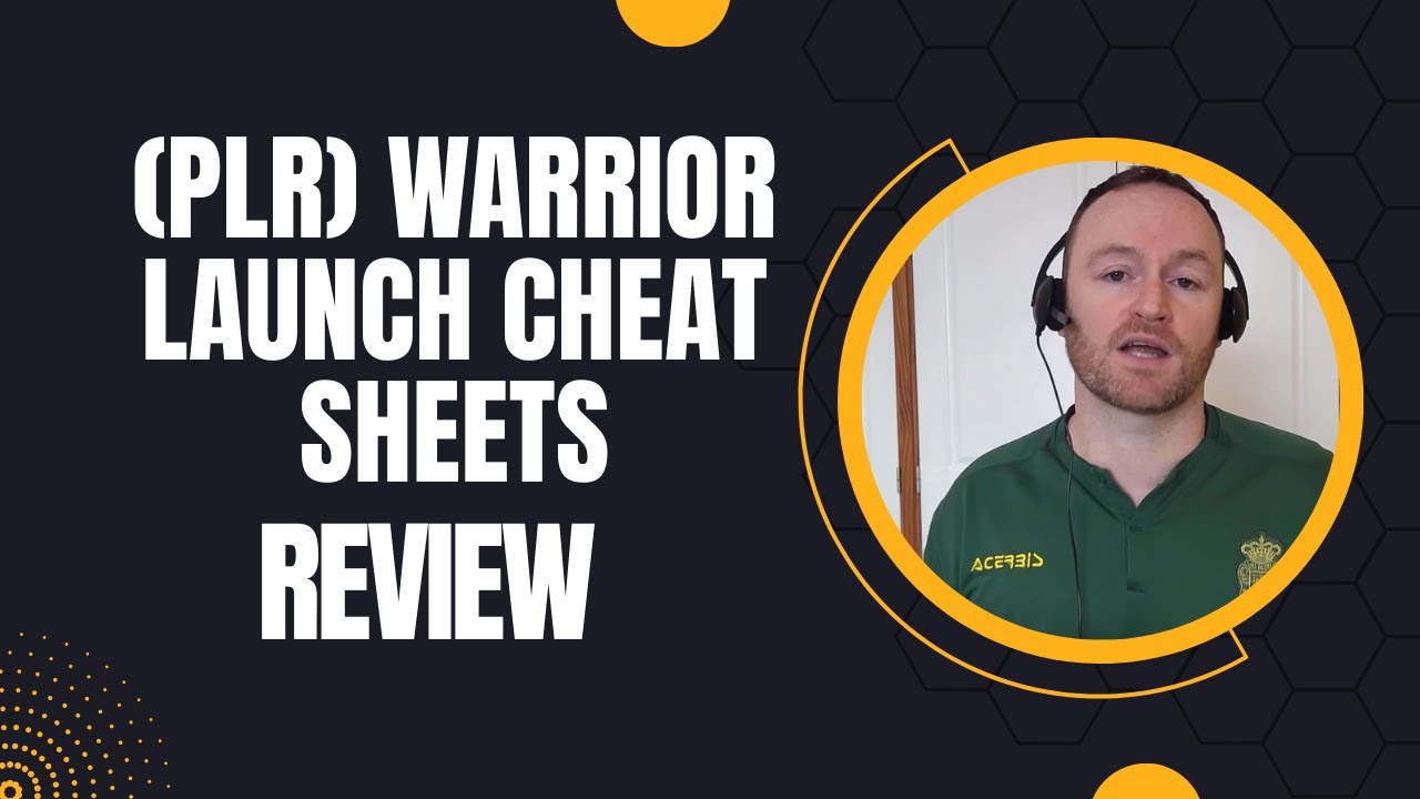Обзор шпаргалок PLR Warrior Launch + 4 бонуса для БЫСТРОГО старта!