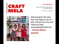 Craft mela at pict model school