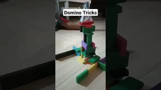 Domino Tricks 😁 #kidsfun #kids #kidsvideo #domino #tricks