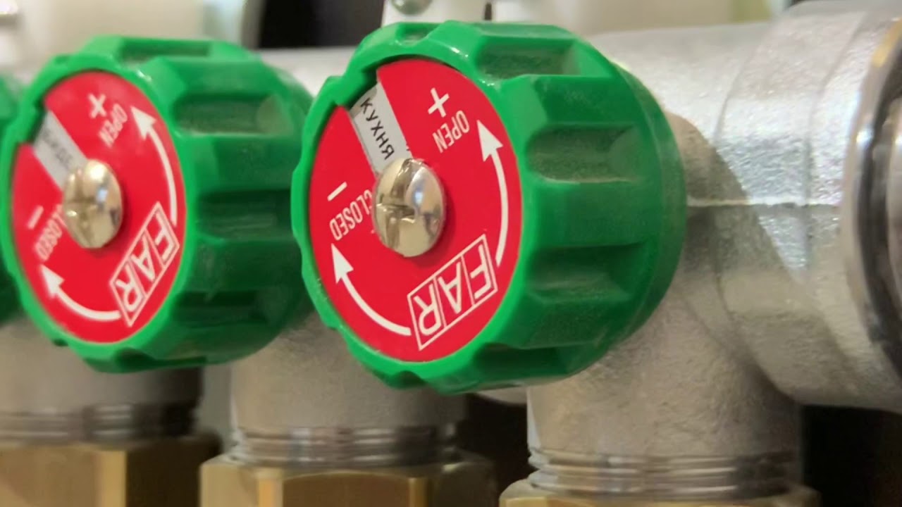 Дизайнерский узел ввода. Водопровод в квартире. - YouTube