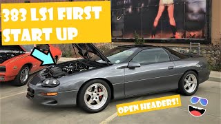 Shark Gray Metallic 2000 Fbody Camaro SS LS1 383 first start
